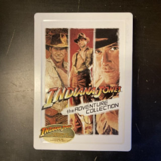 Indiana Jones - The Adventure Collection (steelbook) 3DVD (VG+/M-) -seikkailu-