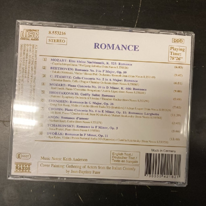 Romance CD (VG+/VG+) -klassinen-