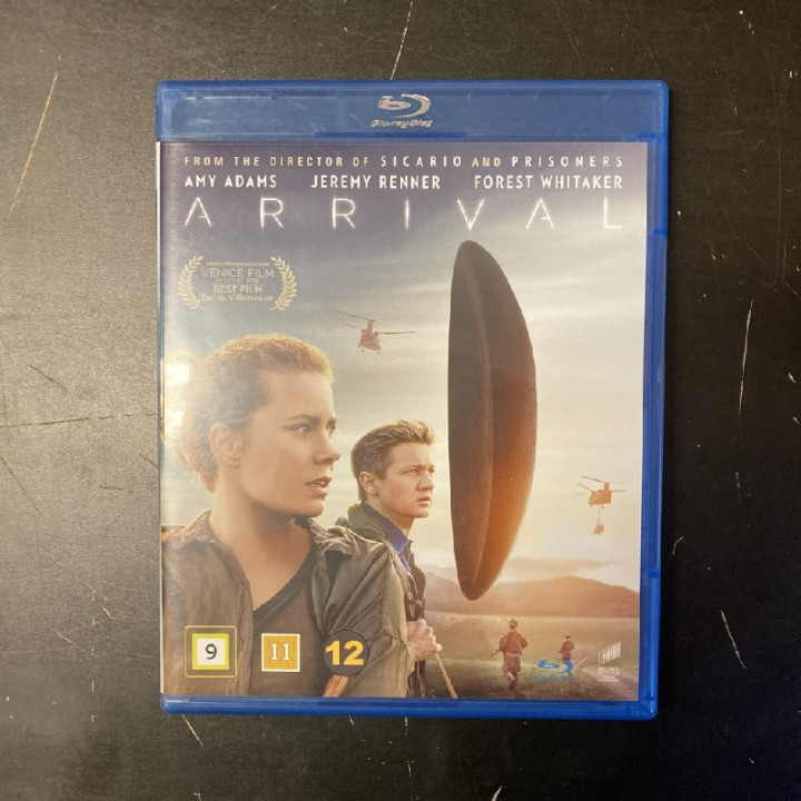 Arrival Blu-ray (M-/M-) -draama/sci-fi-