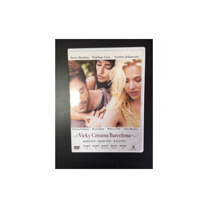 Vicky Cristina Barcelona DVD (VG+/M-) -komedia-