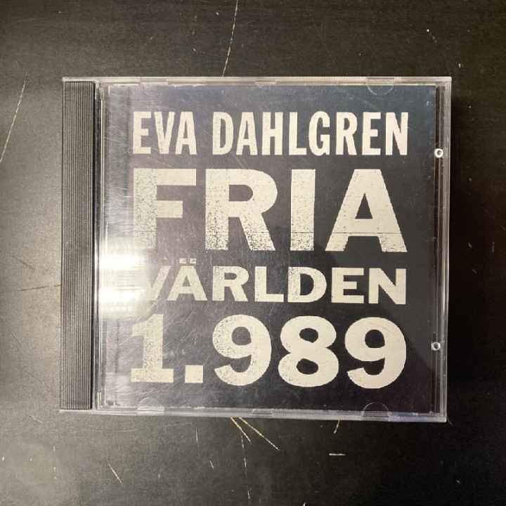 Eva Dahlgren - Fria världen 1.989 CD (VG+/VG+) -pop-