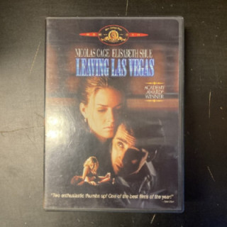 Leaving Las Vegas DVD (VG+/M-) -draama- (R1 NTSC/ei suomenkielistä tekstitystä)