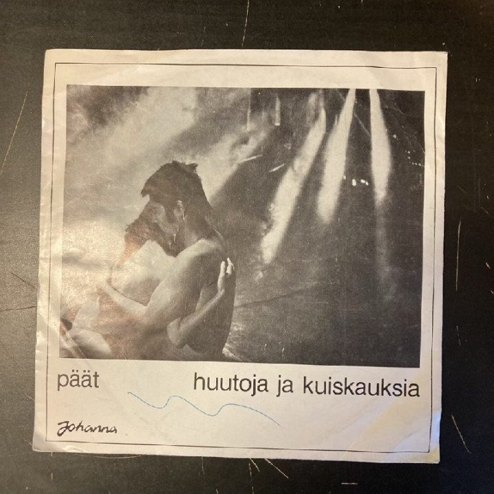 Päät - Huutoja ja kuiskauksia 7'' (VG+/VG) -new wave-