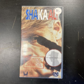 Shakaali VHS (VG+/VG+) -jännitys-