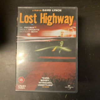 Lost Highway DVD (VG+/M-) -jännitys- (ei suomenkielistä tekstitystä)