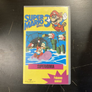 Super Mario Bros. 3 - supervoimia VHS (VG+/M-) -animaatio-