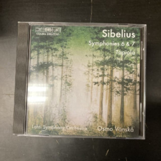 Sibelius - Symphonies 6 & 7 / Tapiola CD (VG+/M-) -klassinen-