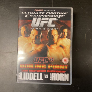 UFC 54 - Boiling Point DVD (VG/M-) -vapaaottelu-