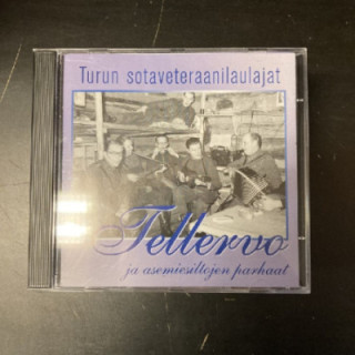 Turun Sotaveteraanilaulajat - Tellervo ja asemiesiltojen parhaat CD (VG+/VG+) -kuoromusiikki-