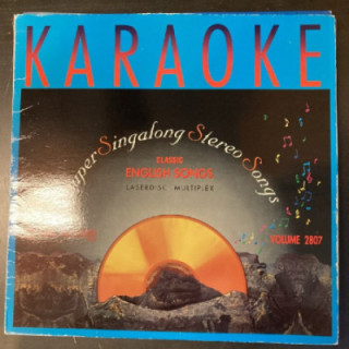 Super Stereo Singalong Songs - Classic English Songs Volume 2807 LaserDisc (VG/VG) -karaoke-
