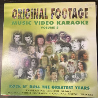 Original Footage - Music Video Karaoke Volume 5 LaserDisc (VG+/M-) -karaoke-