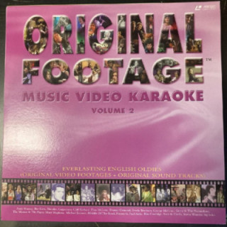 Original Footage - Music Video Karaoke Volume 2 LaserDisc (VG+/M-) -karaoke-