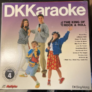 DKKaraoke - The King Of Rock & Roll Volume 4 LaserDisc (VG/VG+) -karaoke-