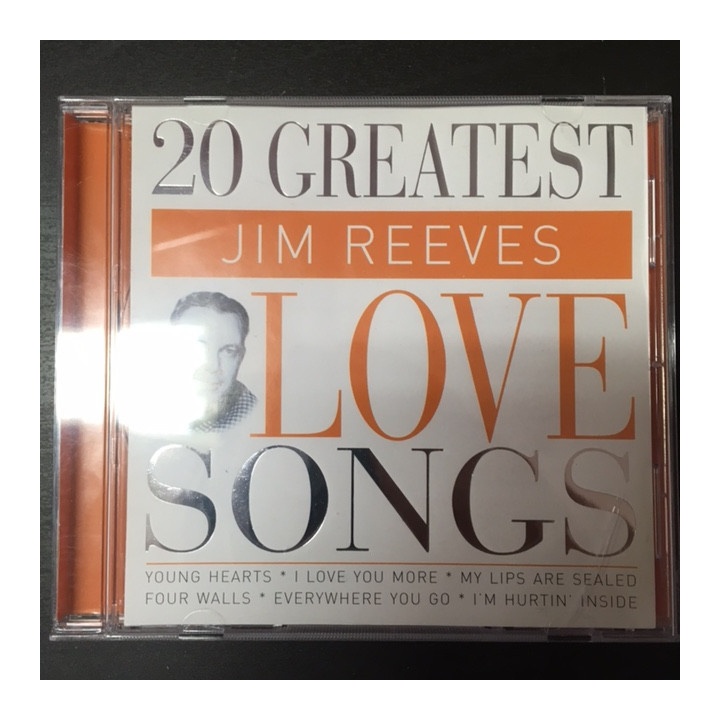 Jim Reeves - 20 Greatest Love Songs CD (VG+/VG+) -country-