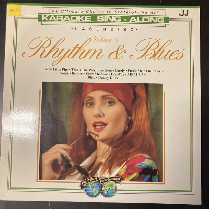 NuTech Entertainment - Rhythm & Blues Volume 5 LaserDisc (VG+/VG+) -karaoke-