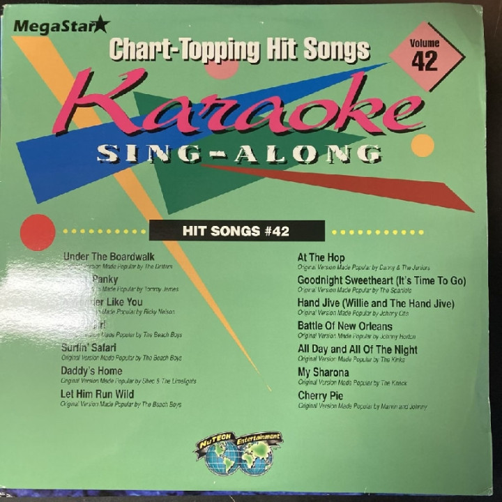 NuTech Entertainment - Hit Songs 42 LaserDisc (VG-VG+/VG+) -karaoke-