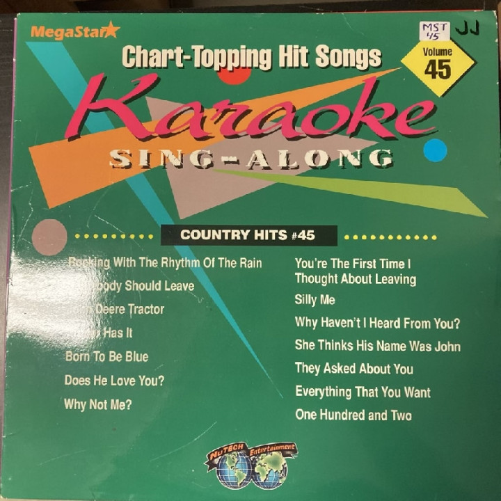 NuTech Entertainment - Country Hits 45 LaserDisc (VG+/VG+) -karaoke-