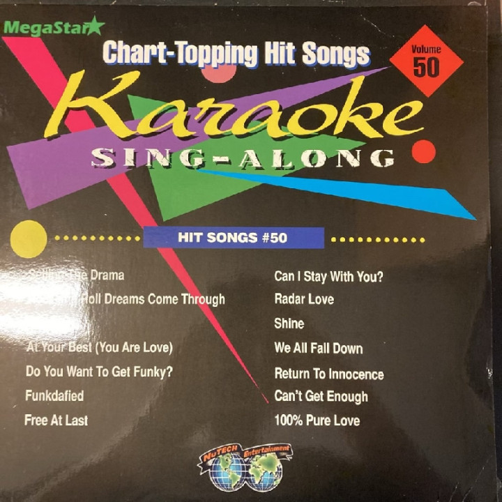 NuTech Entertainment - Hit Songs 50 LaserDisc (VG+-M-/VG+) -karaoke-