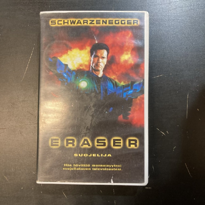Eraser - suojelija VHS (VG+/VG+) -toiminta/jännitys-