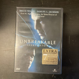 Unbreakable - särkymätön DVD (VG+/M-) -jännitys/sci-fi-
