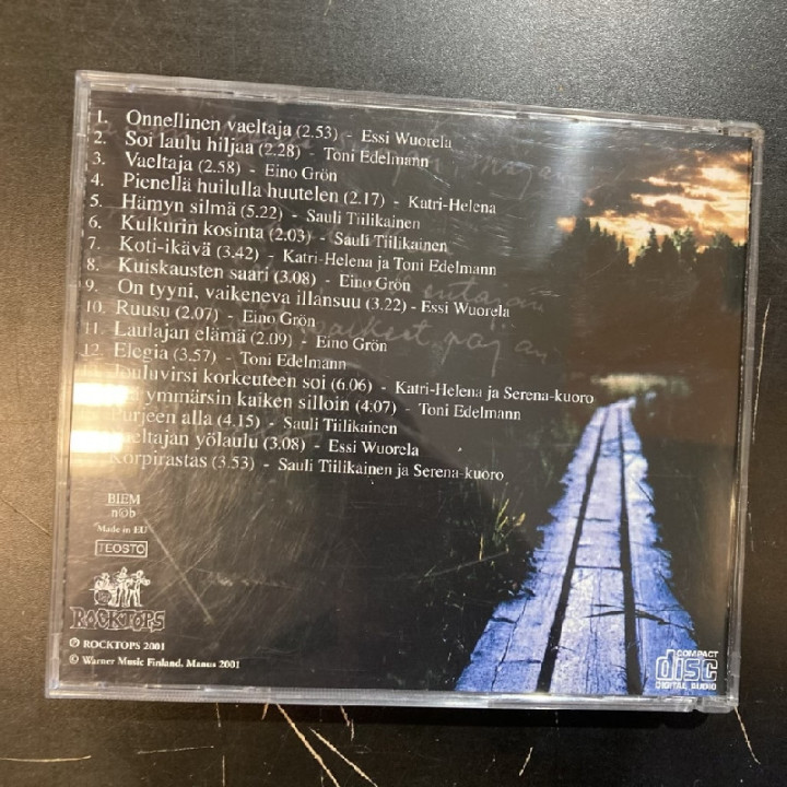 V/A - Korpirastas (Einari Vuorelan runoja, saveltänyt Toni Edelmann) CD (VG+/VG+)