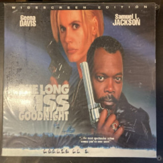Long Kiss Goodnight LaserDisc (VG-VG+/VG+) -toiminta-