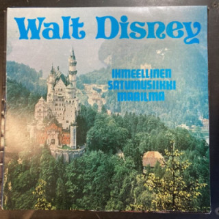 Walt Disney - ihmeellinen satumusiikki maailma LP (VG+/VG+) -lastenmusiikki-