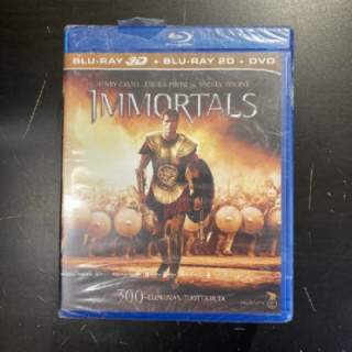 Immortals Blu-ray 3D+Blu-ray+DVD (avaamaton) -toiminta-