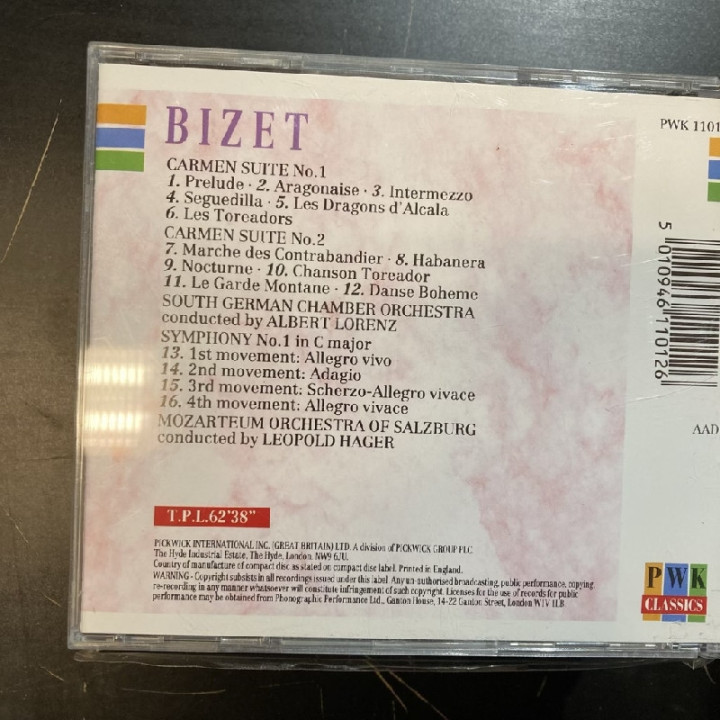Bizet - Carmen Suite Nos.1 & 2 / Symphony No.1 CD (M-/M-) -klassinen-