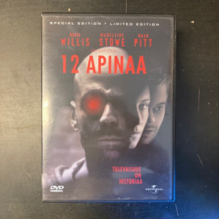 12 apinaa (special edition) DVD (VG+/M-) -jännitys/sci-fi-