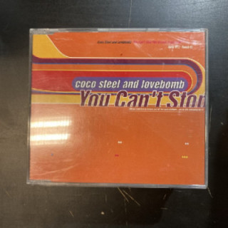 Coco Steel And Lovebomb - You Can't Stop The Groove CDS (VG+/M-) -house-