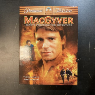 MacGyver - Kausi 1 6DVD (M-/VG+) -tv-sarja-