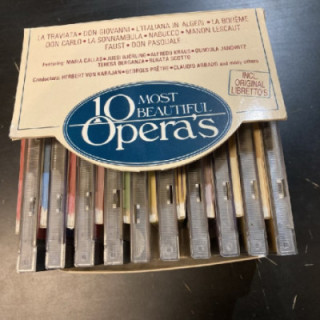 10 Most Beautiful Operas 10CD (VG+-M-/VG+) -klassinen-