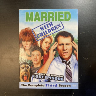 Married... With Children - Season 3 3DVD (VG+-M-/M-) -tv-sarja- (R1 NTSC/ei suomenkielistä tekstitystä)