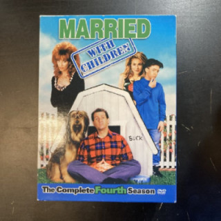 Married... With Children - Season 4 3DVD (VG+/M-) -tv-sarja- (R1 NTSC/ei suomenkielistä tekstitystä)