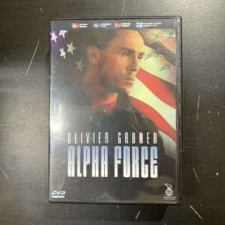 Alpha Force DVD (M-/M-) -toiminta/sci-fi-