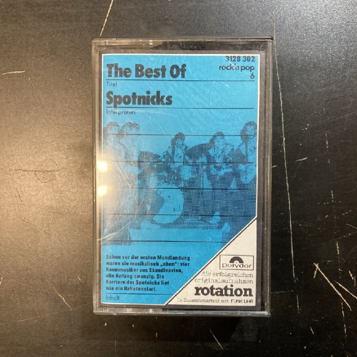 Spotnicks - The Best Of C-kasetti (VG+/VG+) -rautalanka-
