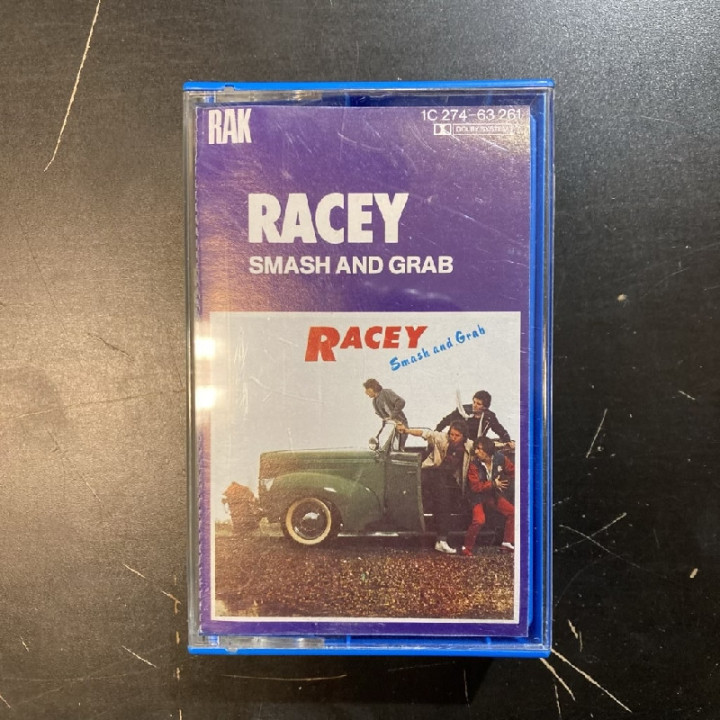 Racey - Smash And Grab C-kasetti (VG+/M-) -glam rock-