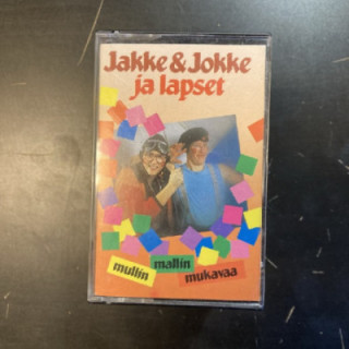 Jakke & Jokke ja lapset - Mullin mallin mukavaa C-kasetti (VG+/M-) -lastenmusiikki-