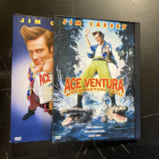 Ace Ventura 1-2 2DVD (VG+/VG+) -komedia-