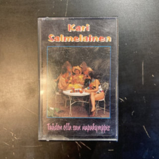 Kari Salmelainen - Tahdon olla sun napakymppis C-kasetti (VG+/M-) -huumorimusiikki-