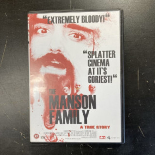 Manson Family - A True Story DVD (VG+/M-) -draama-