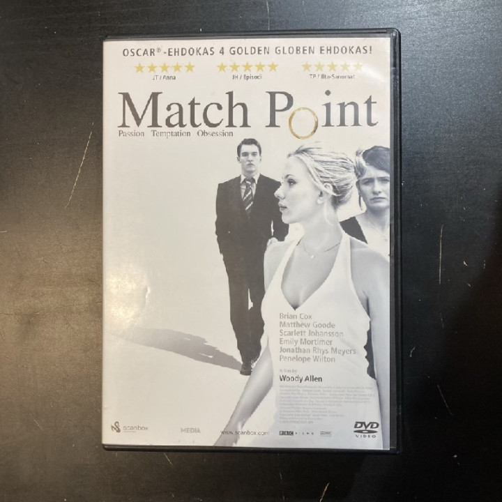 Match Point DVD (VG+/M-) -draama/jännitys-