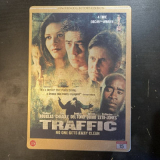 Traffic (steelbook) DVD (VG+/M-) -jännitys-