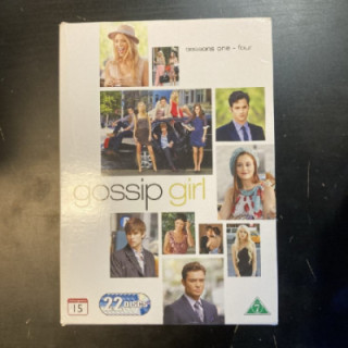 Gossip Girl - Kaudet 1-4 22DVD (VG-VG+/VG+) -tv-sarja-
