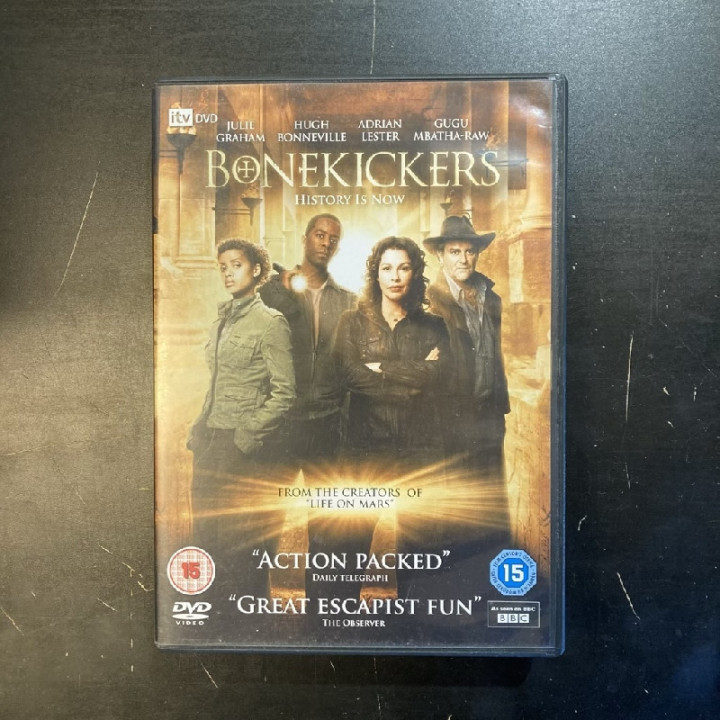 Bonekickers 2DVD (VG/M-) -seikkailu- (ei suomenkielistä tekstitystä)