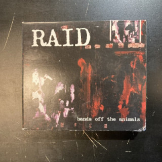 Raid - Hands Off The Animals CD (VG/VG) -hardcore-