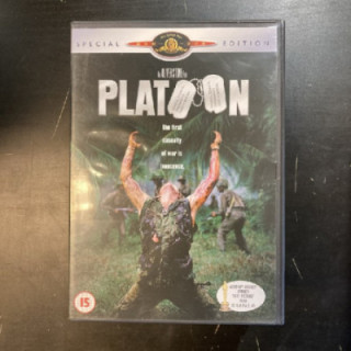Platoon - nuoret sotilaat (special edition) DVD (M-/M-) -sota-