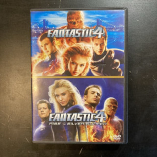 Fantastic 4 / Fantastic 4 - Hopeasurffari 2DVD (VG+-M-/M-) -toiminta/sci-fi-