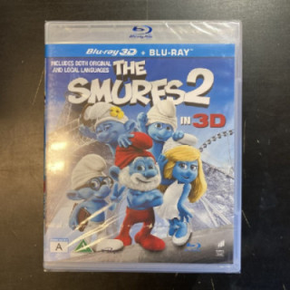 Smurffit 2 Blu-ray 3D+Blu-ray (avaamaton) -animaatio-